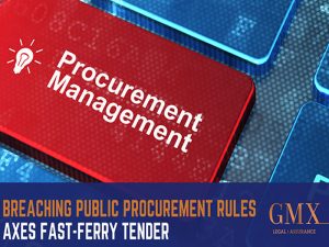 Breaching public procurement rules