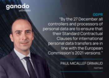 Standard Contractual Clauses for personal data transfers