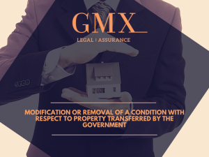 Property transferred by the Government