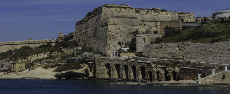 view of Kalkara, Malta, home to the Malta Film Studios